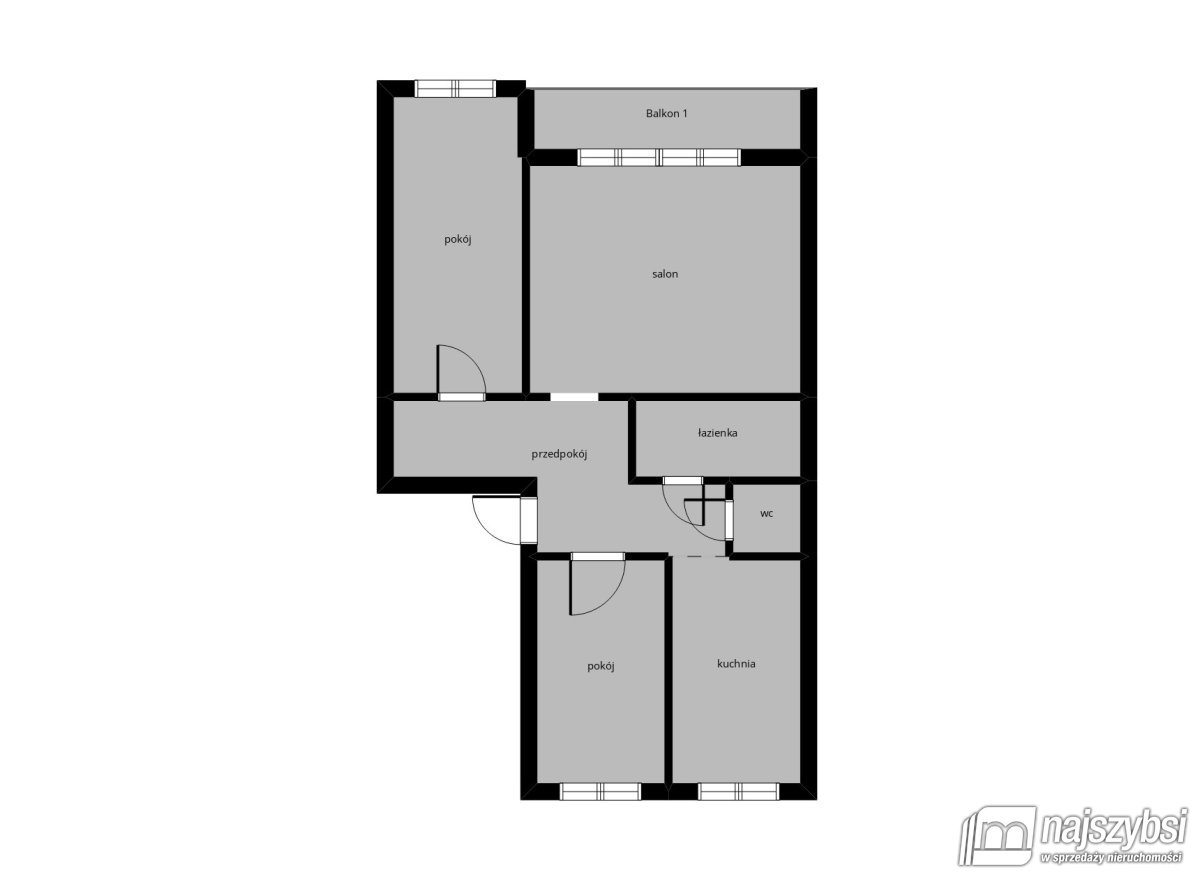 STARGARD - Letnie - 3 pokoje z balkonem (15)