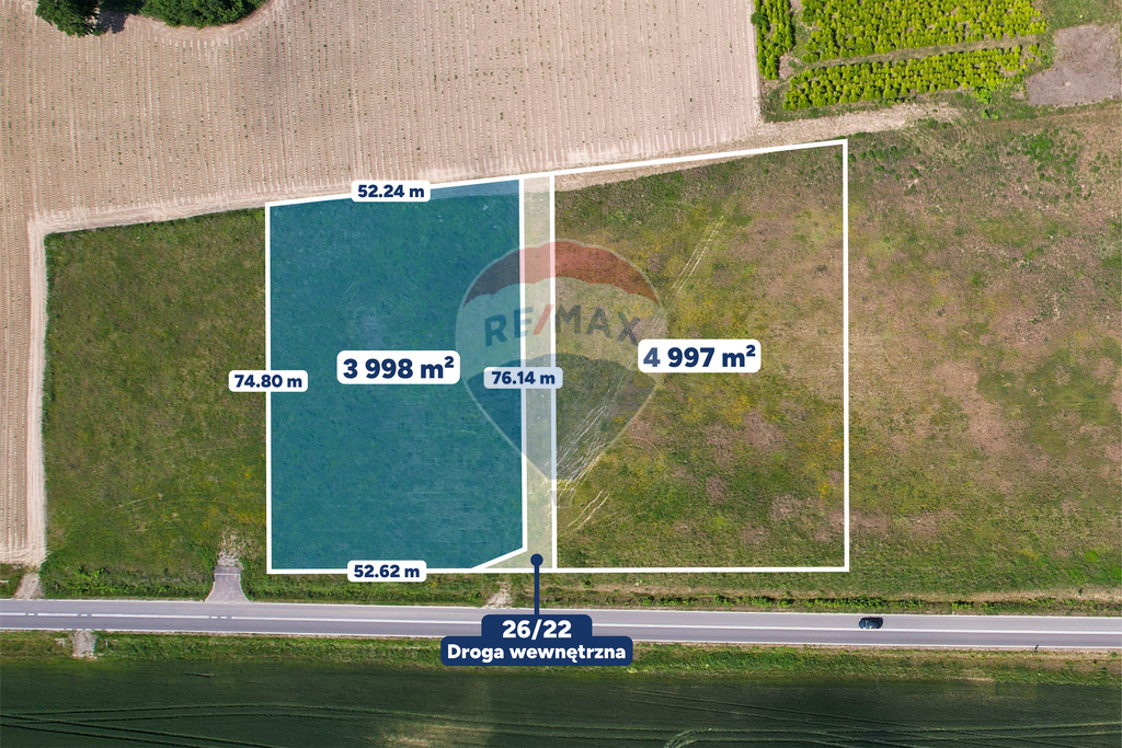 Działki Dobre: 4000 m² – 299 000 zł (6)