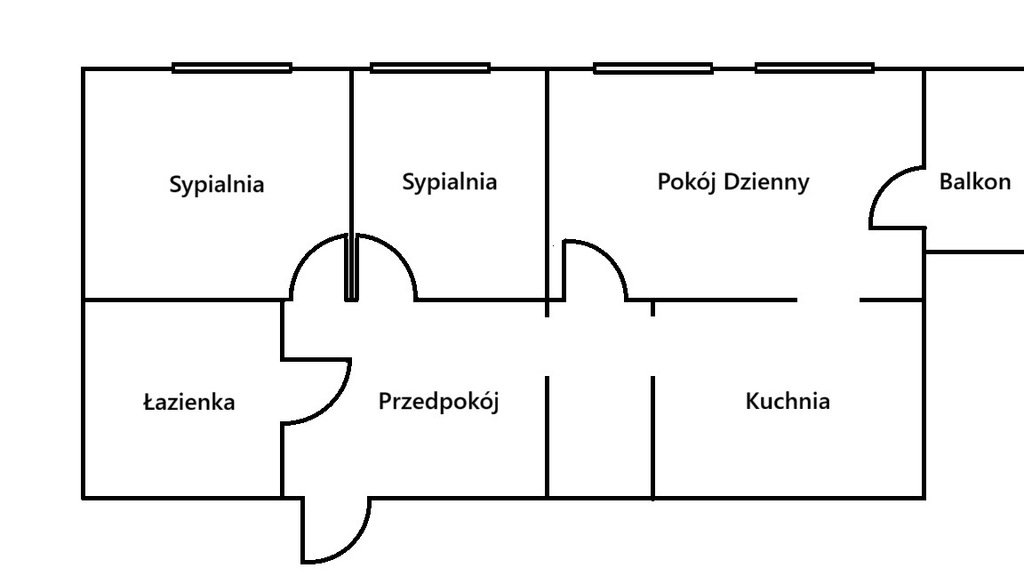3 pokojowe mieszkanie z balkonem na Gumieńcach (8)