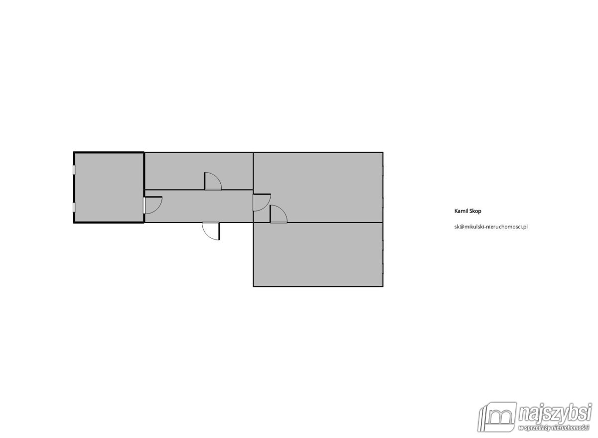 Goleniów - Dwa pokoje gotowe do własnej aranżacji (20)