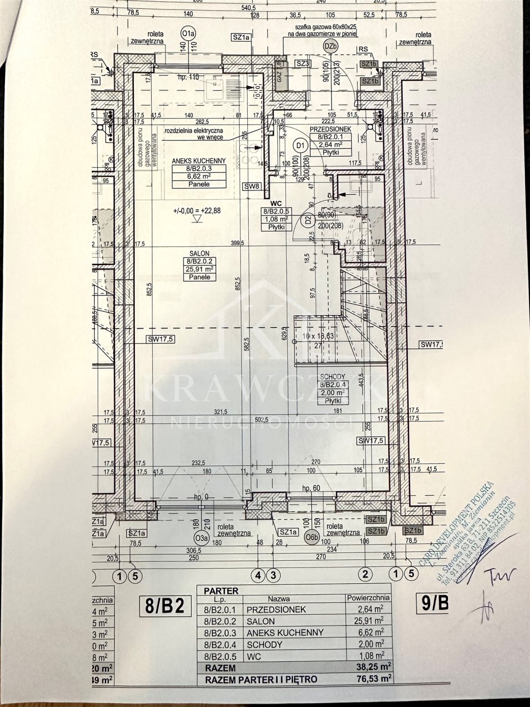 GUMIEŃCE SZEREG 2022r. 4pok. 2 m.parkingowe, ogród (18)