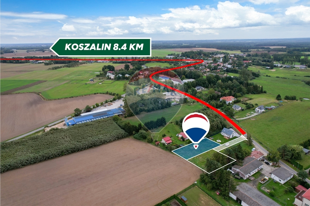 Biesiekierz, działka z wydanymi warunkami zabudowy (3)