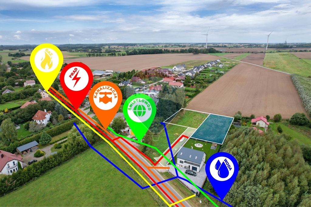 Biesiekierz, działka z wydanymi warunkami zabudowy (4)
