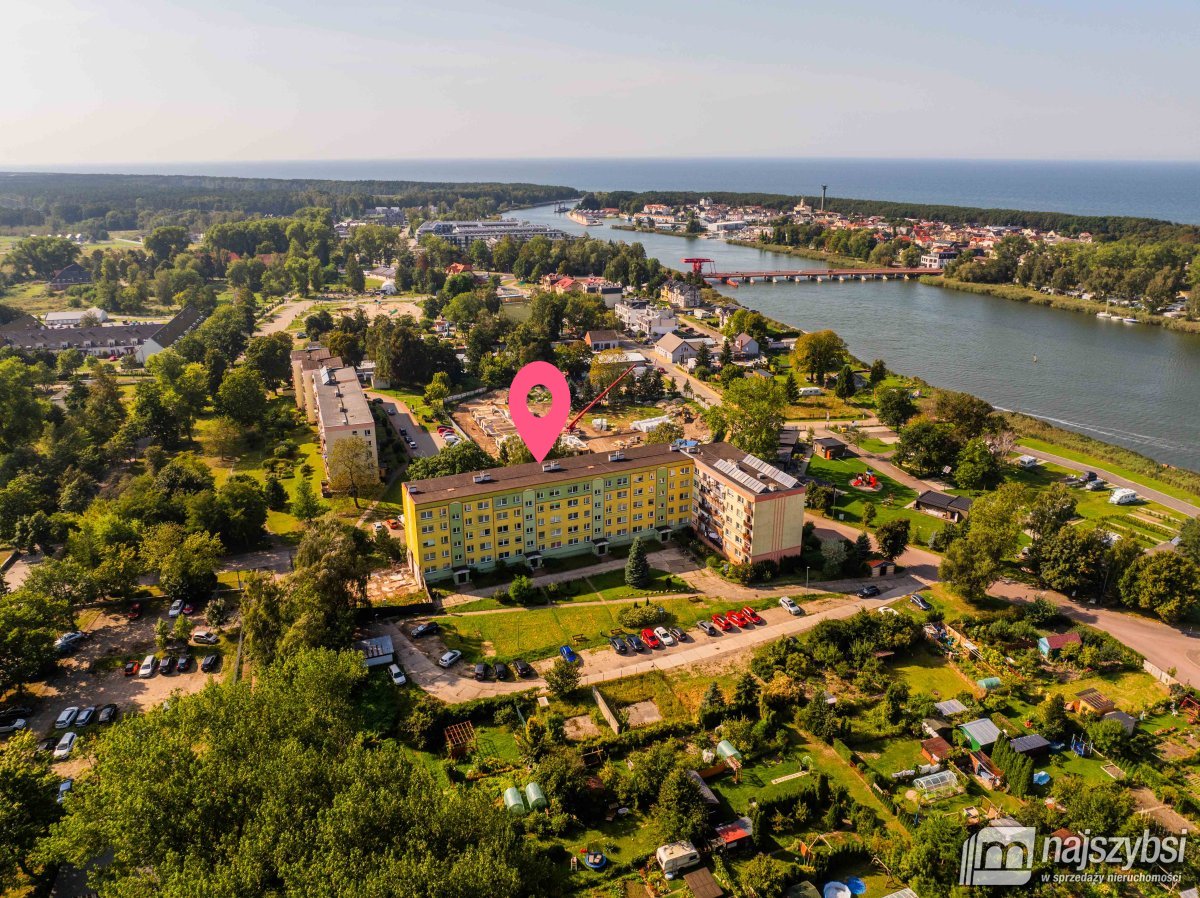 Dziwnów - 4 pokoje, widok na most zwodzony (1)