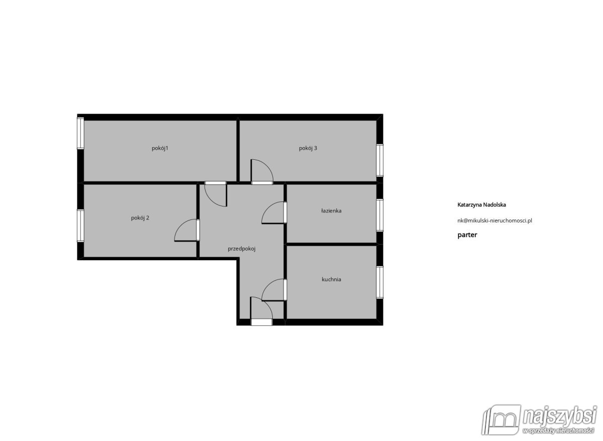 Nowogard - mieszkanie 3-pokojowe z garażem (11)