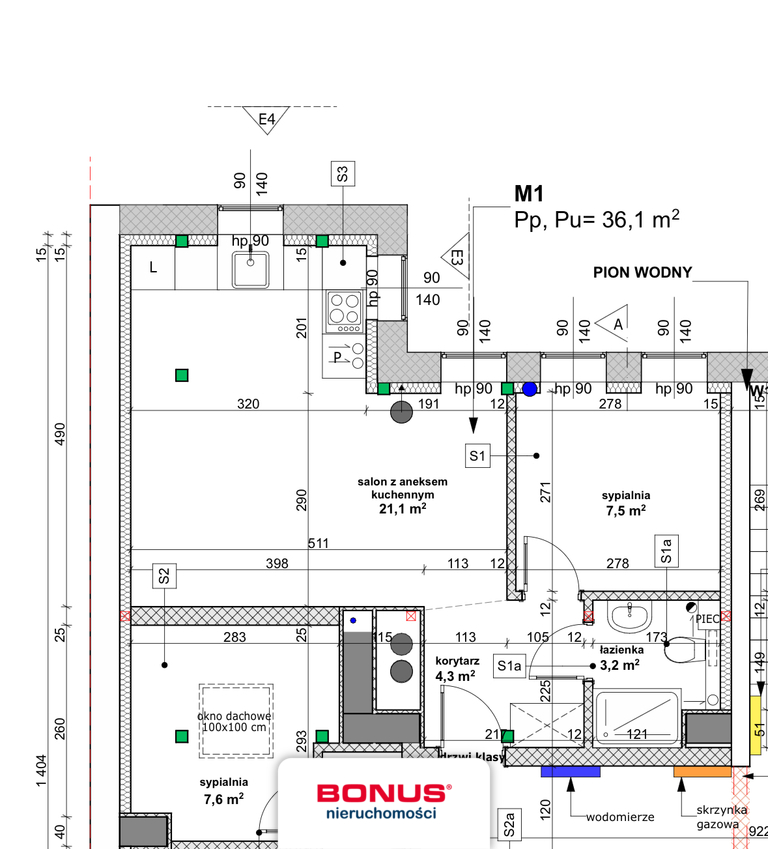 M1 2 pokoje w centrum nowa inwestycja (1)