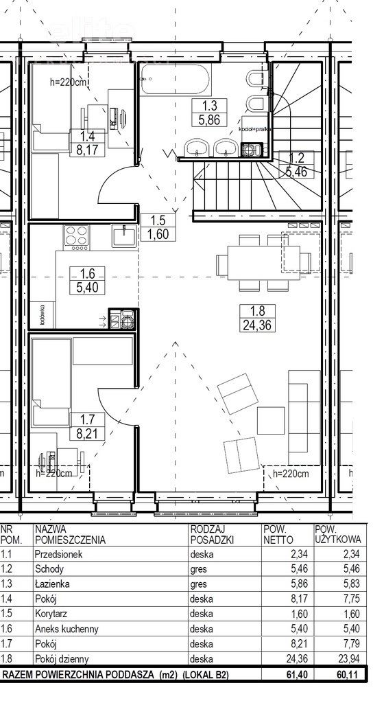 Mierzyn 3 pokojowe + strych 30m2 + 2m. p (10)
