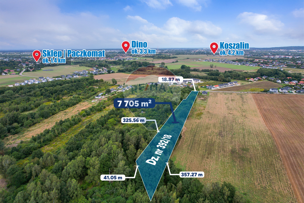 Działka w Konikowie 7705m2, idealna inwestycja! (2)