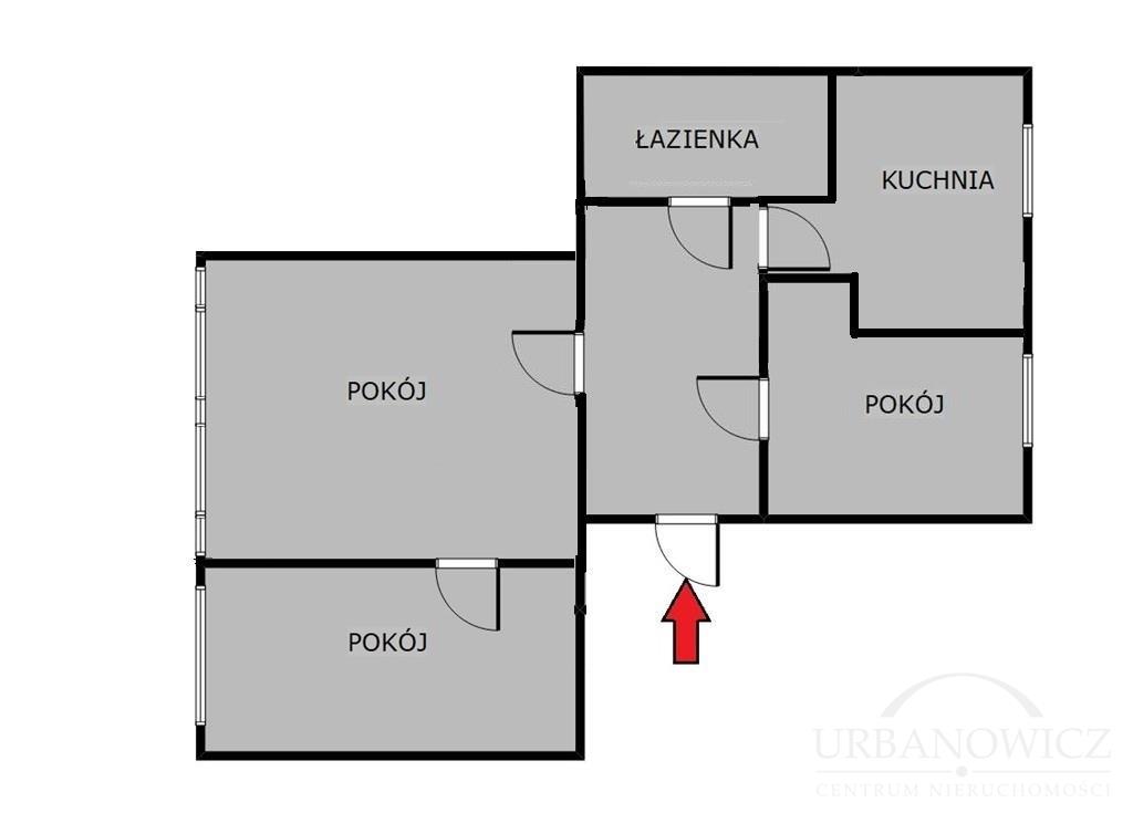 3-pok. mieszkanie na parterze. Rzemieślnicza. (10)