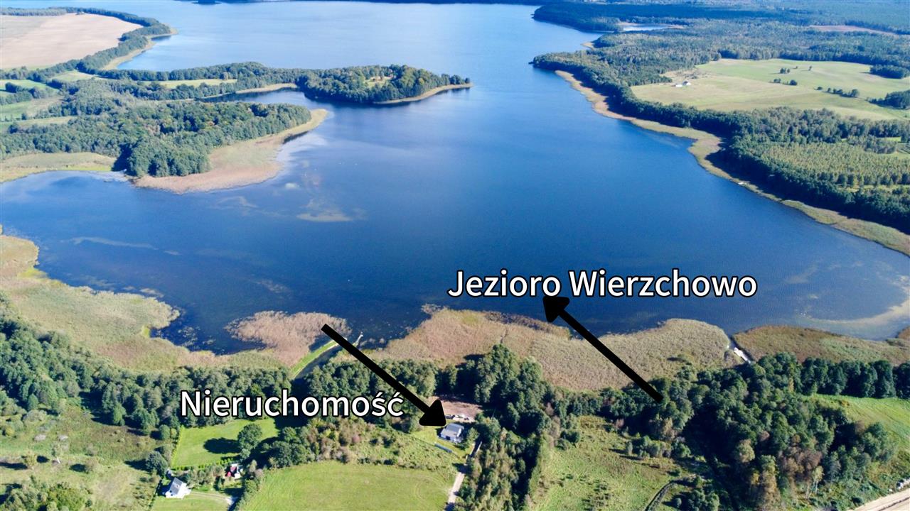 Dom nad jeziorem, Wierzchowo, gm. Szczecinek (3)