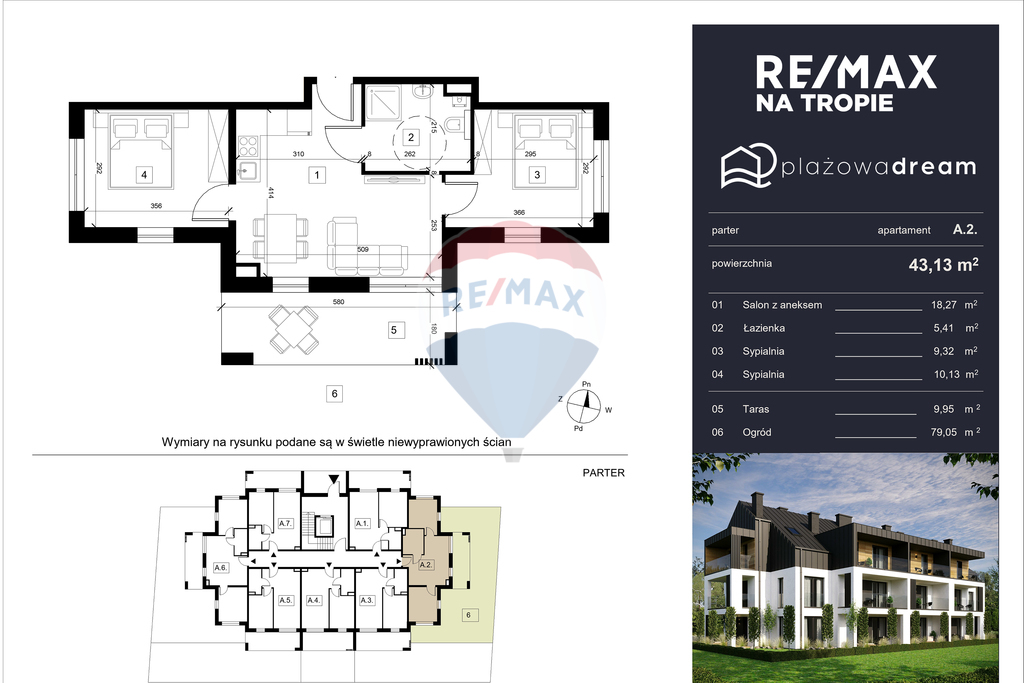 Plażowa Dream: apartament 400m od morza (A2) (7)