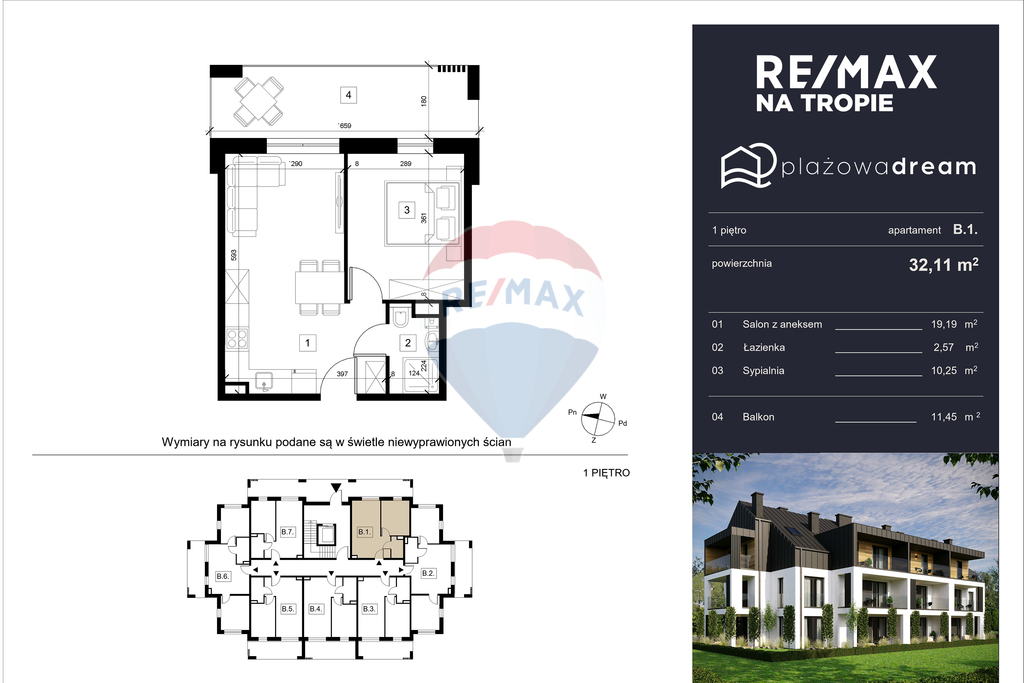 Plażowa Dream: apartament 400m od morza (B1) (7)