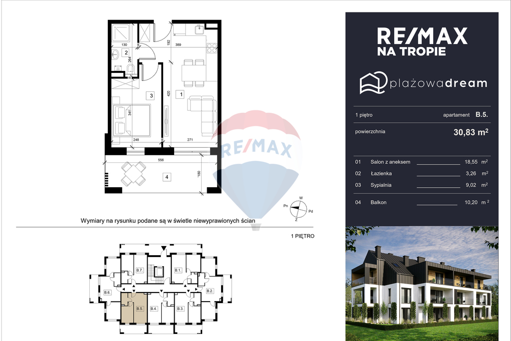 Plażowa Dream: apartament 400m od morza (B5) (6)