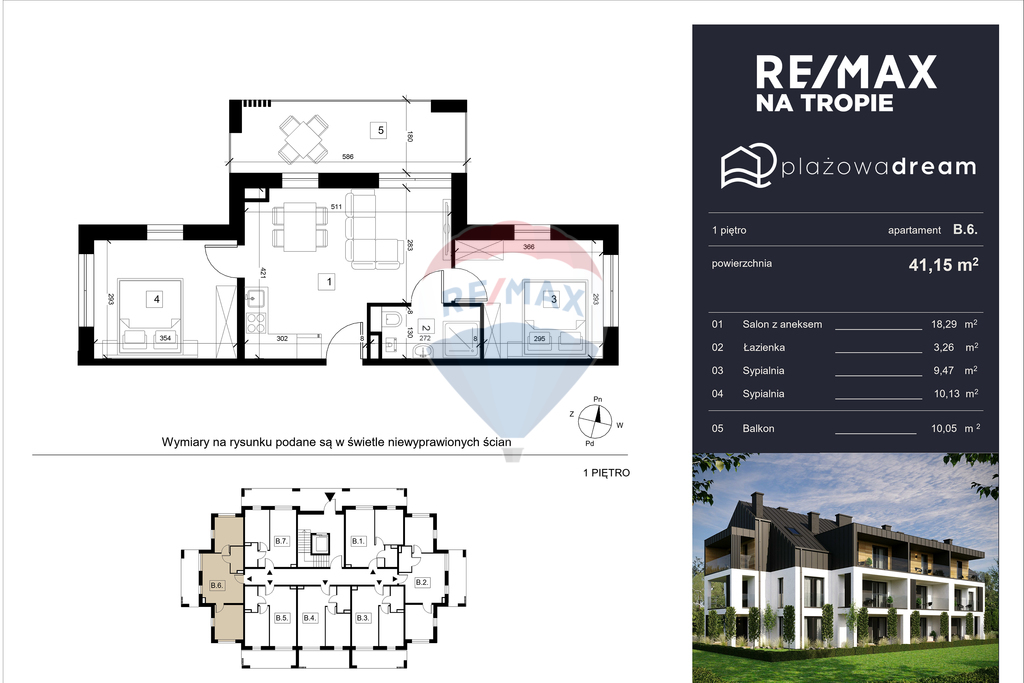 Plażowa Dream: apartament 400m od morza (B6) (7)