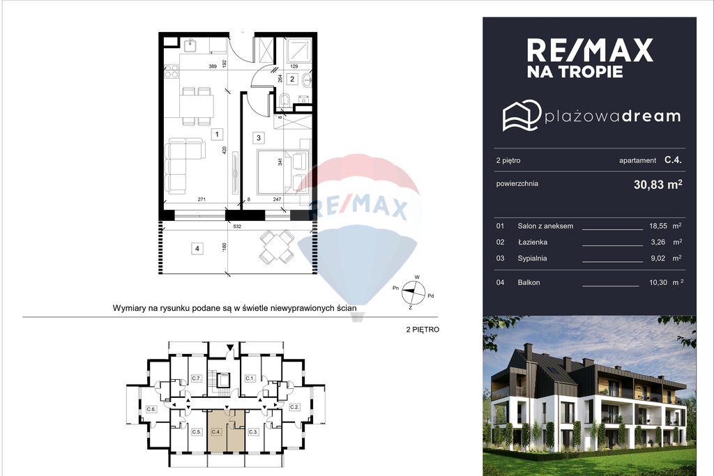 Plażowa Dream: apartament 400m od morza (C4) (7)