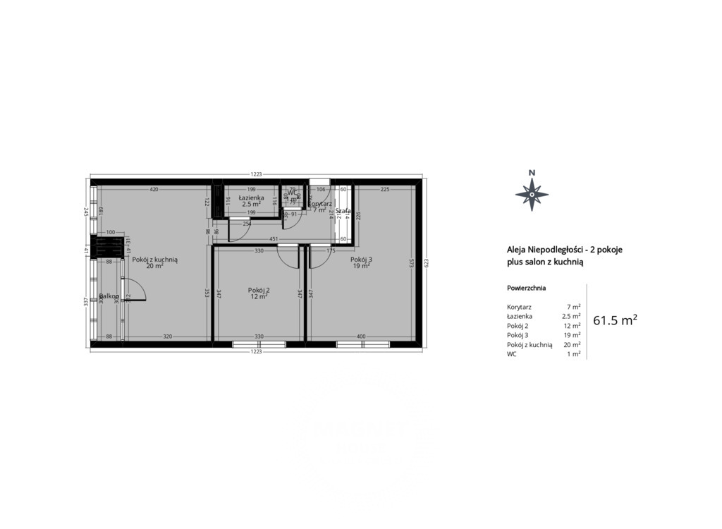3 pokoje z potencjałem do remontu | Brama Portowa (10)