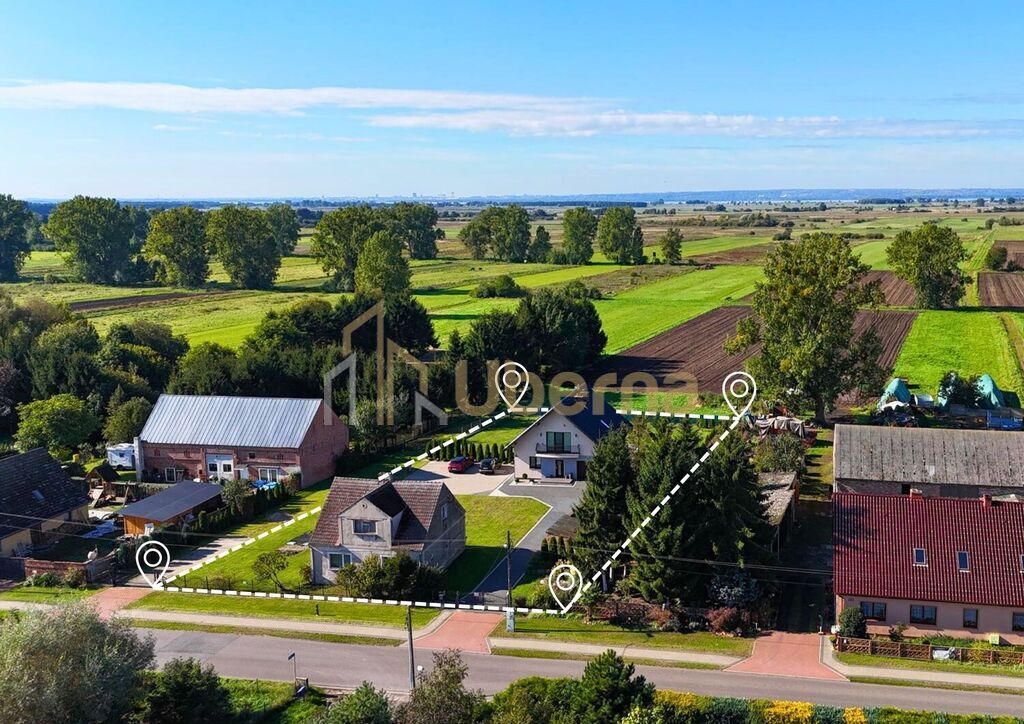 Dwa domy, duża działka. Rurzyca k. Szczecina (1)