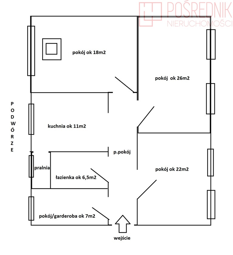 Duże i piękne mieszkanie w sercu Szczecina!! (15)