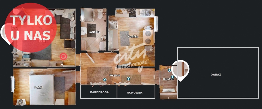 2 POK Z OGRÓDKIEM i GARAŻEM SPÓŁ. WŁAS (2)