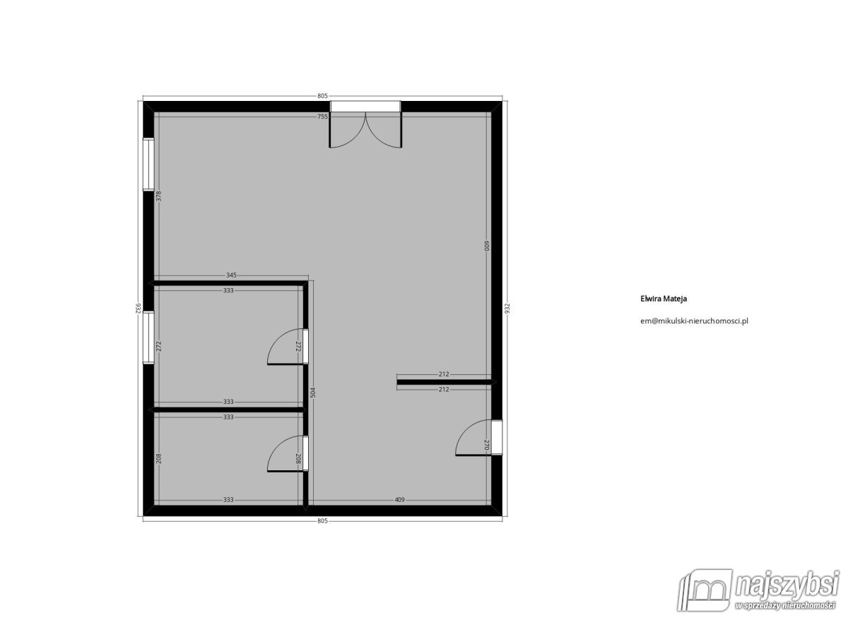 Nowogard-na wynajem 2 pokoje częsciowo umeblowane (8)