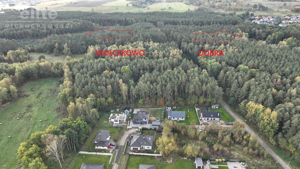 Działka z warunkami zabudowy 965m2 Dobra (2)