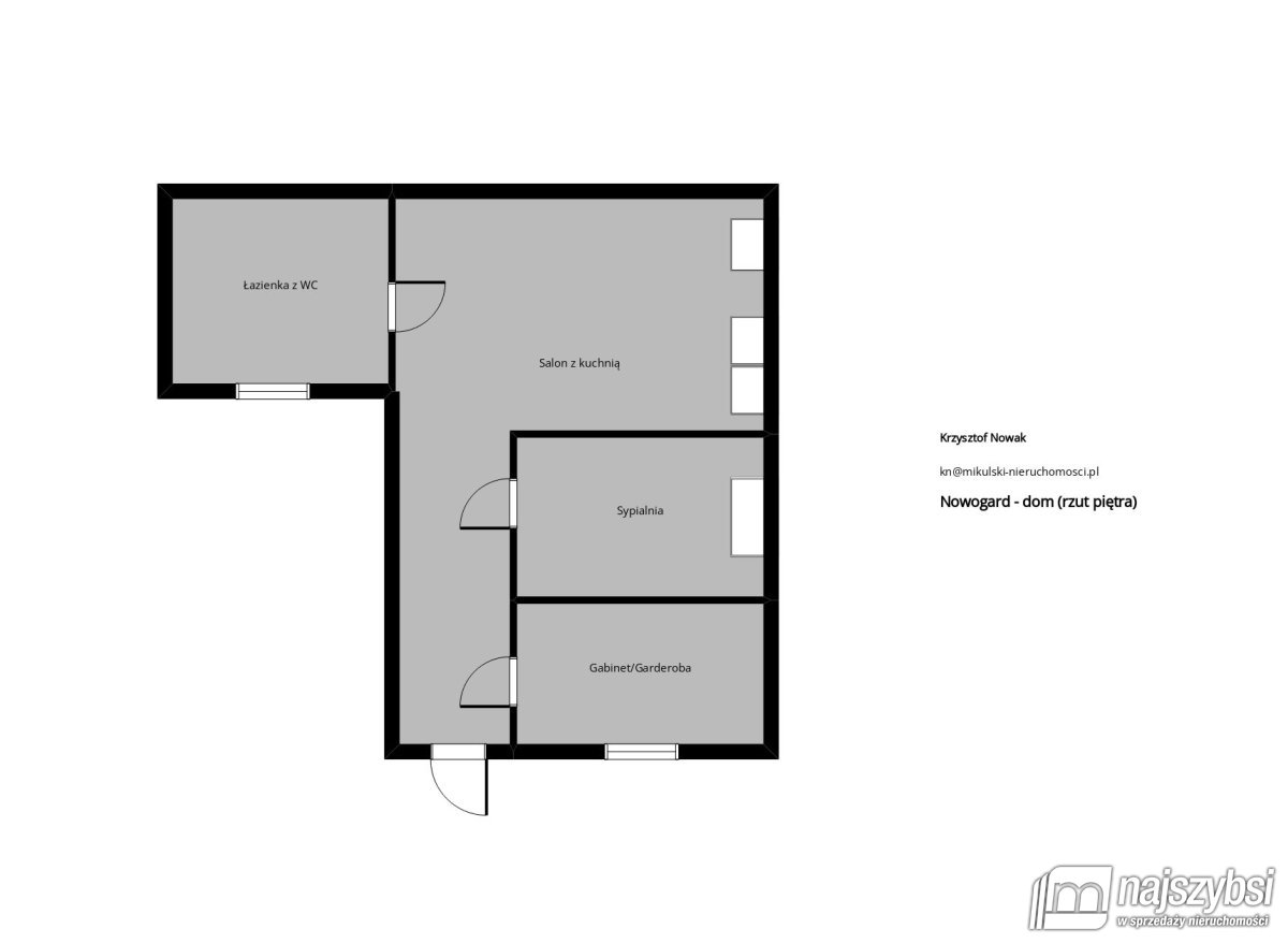 Nowogard - dom z dwoma mieszkaniami blisko centrum (27)