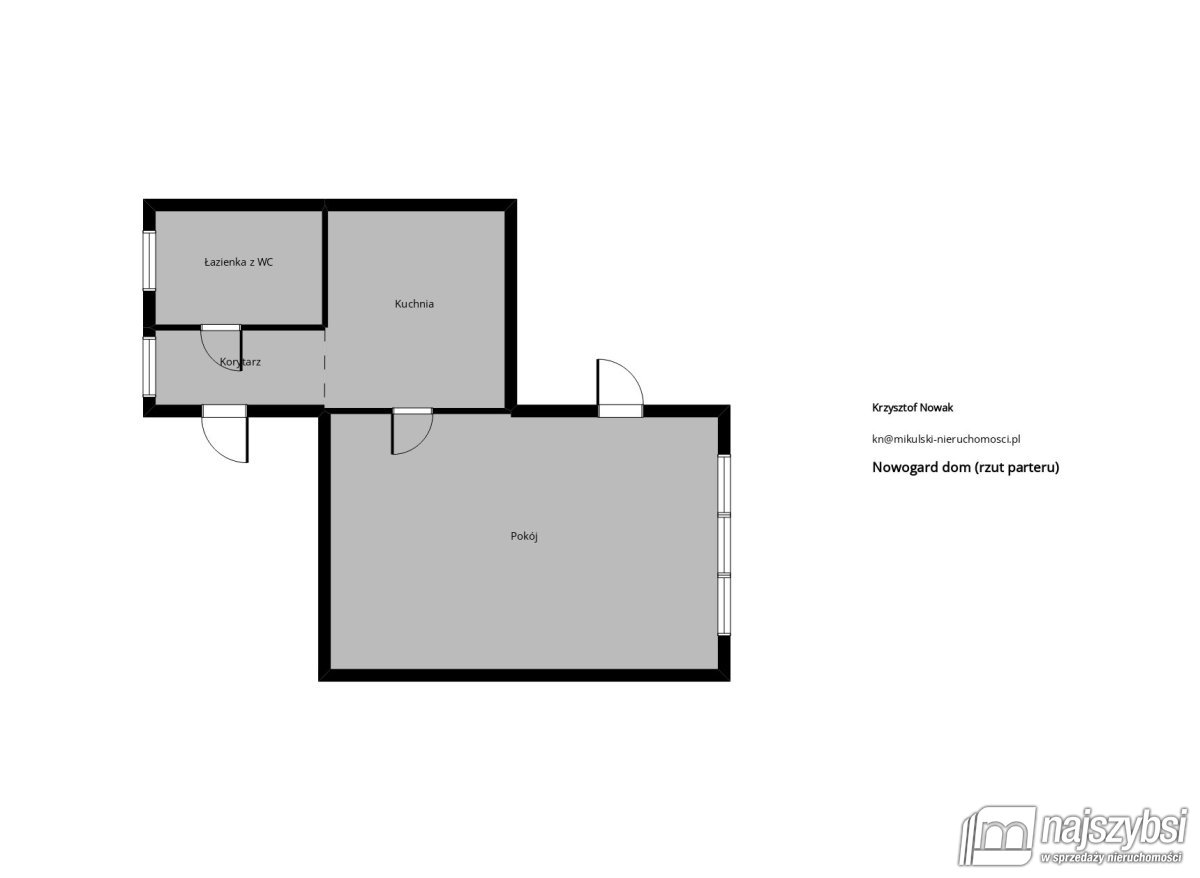 Nowogard - dom z dwoma mieszkaniami blisko centrum (28)