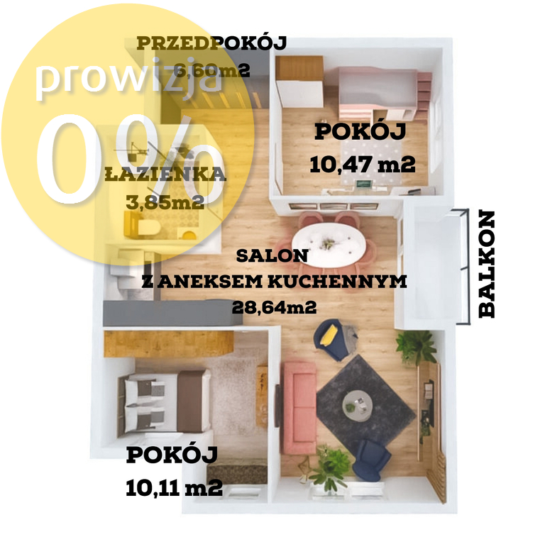 Od zaraz>>3 pok<< stan dewelop.<<Smart City (1)