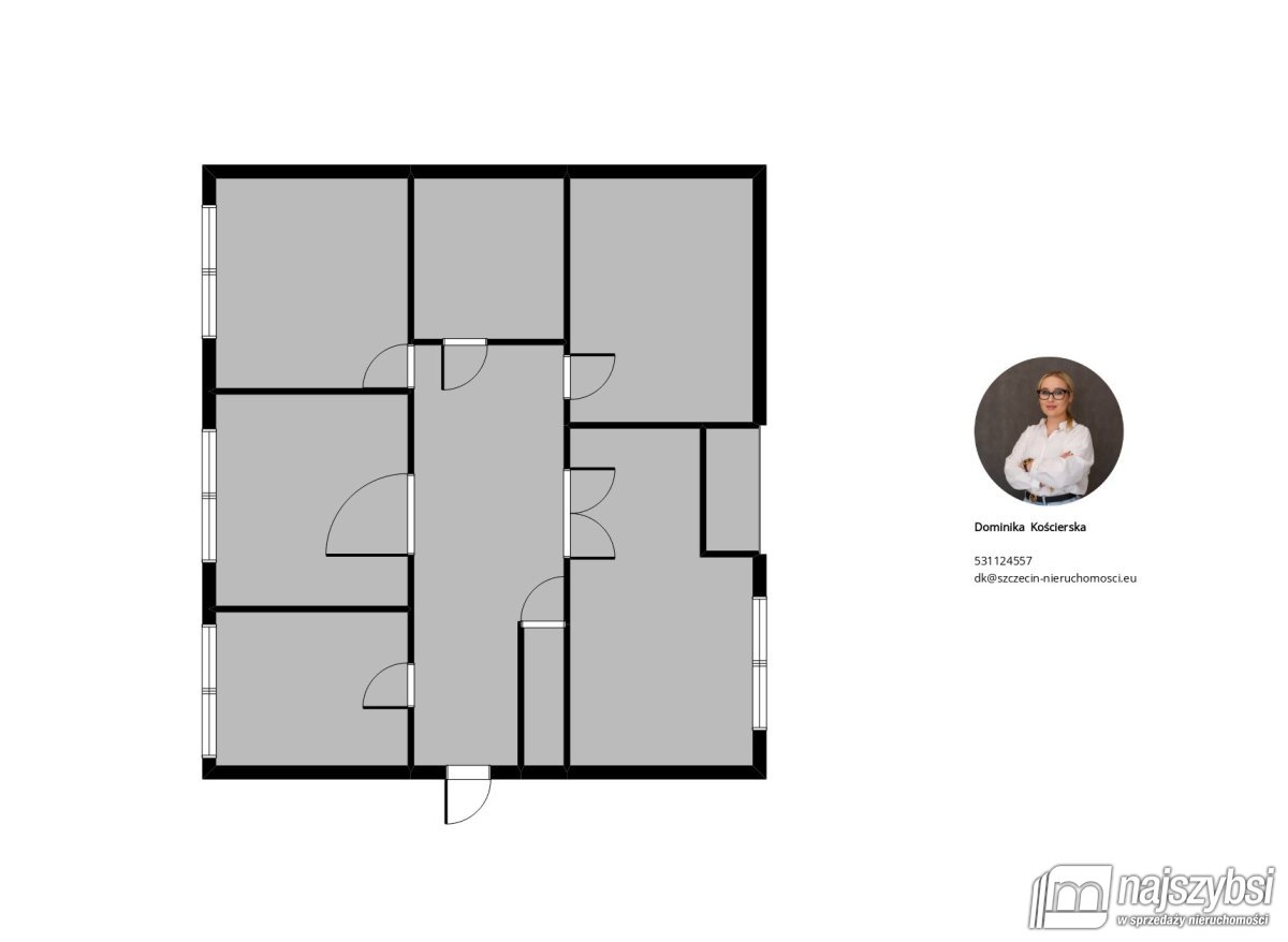 Szczecin- przestronne 4 -pokojowe mieszkanie (15)