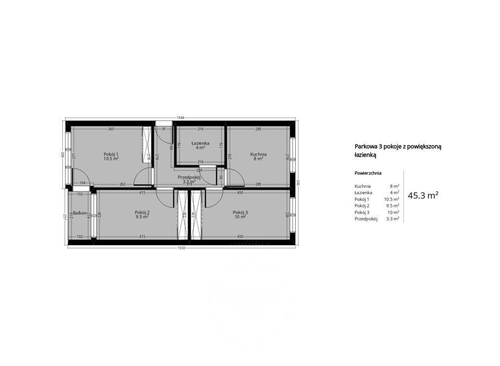 Rozkładowe 2 pok (możliwe 3) z balkonem blisko WSM (13)