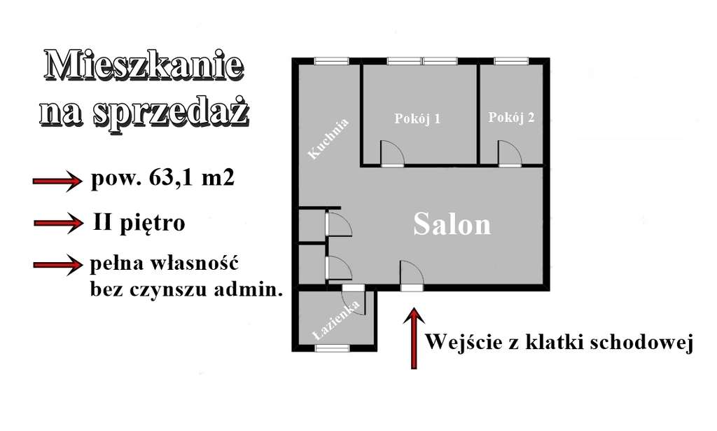 Stepnica - bezczynszowe mieszkanie na sprzedaż (1)