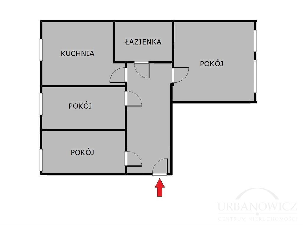3-pokojowe mieszkanie na 1 piętrze w centrum. (8)