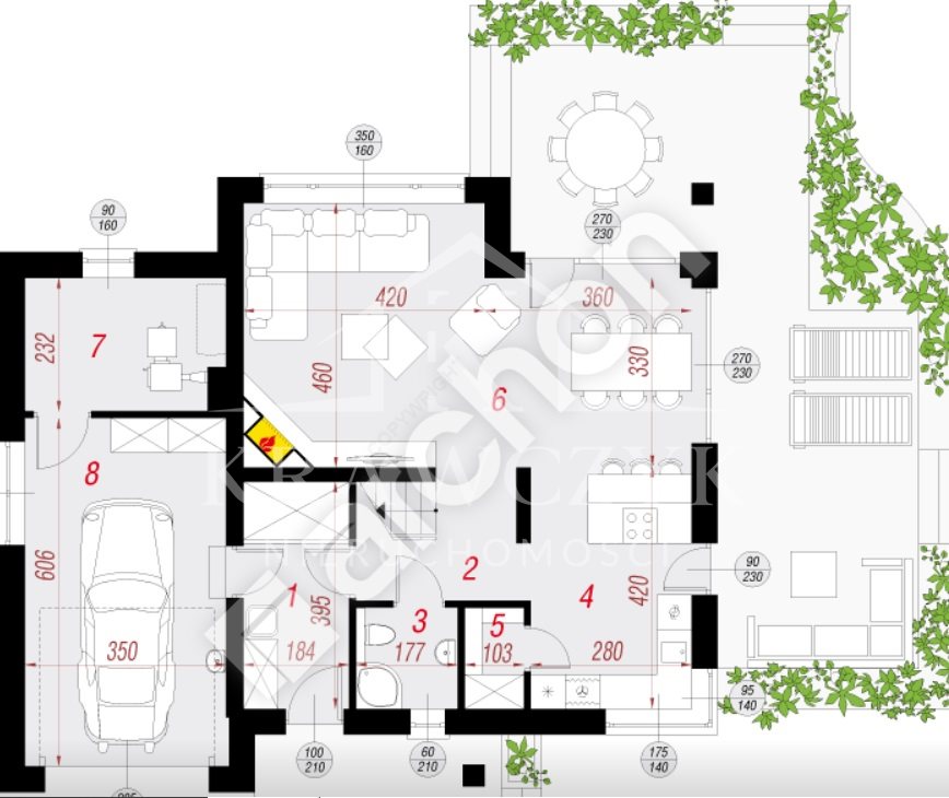 Dom wolnostojący w Kościnie na sprzedaż (26)