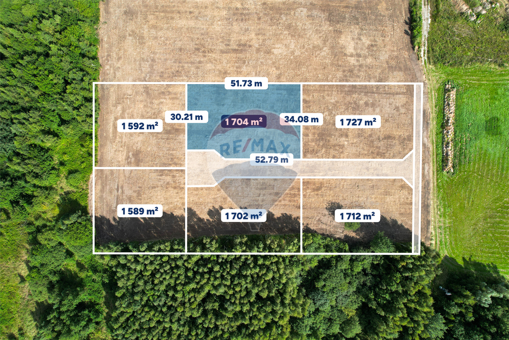 Działka budowlana 1704 m²: Koszalin Łabusz  94/24 (2)