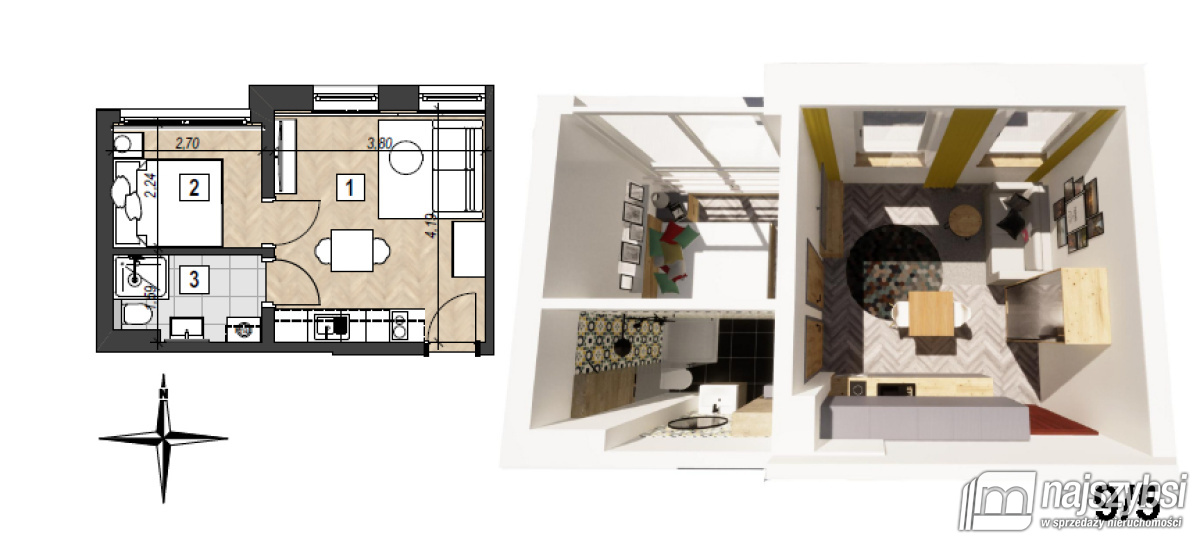 Świnoujście - apartamenty 2 pokojowe (17)