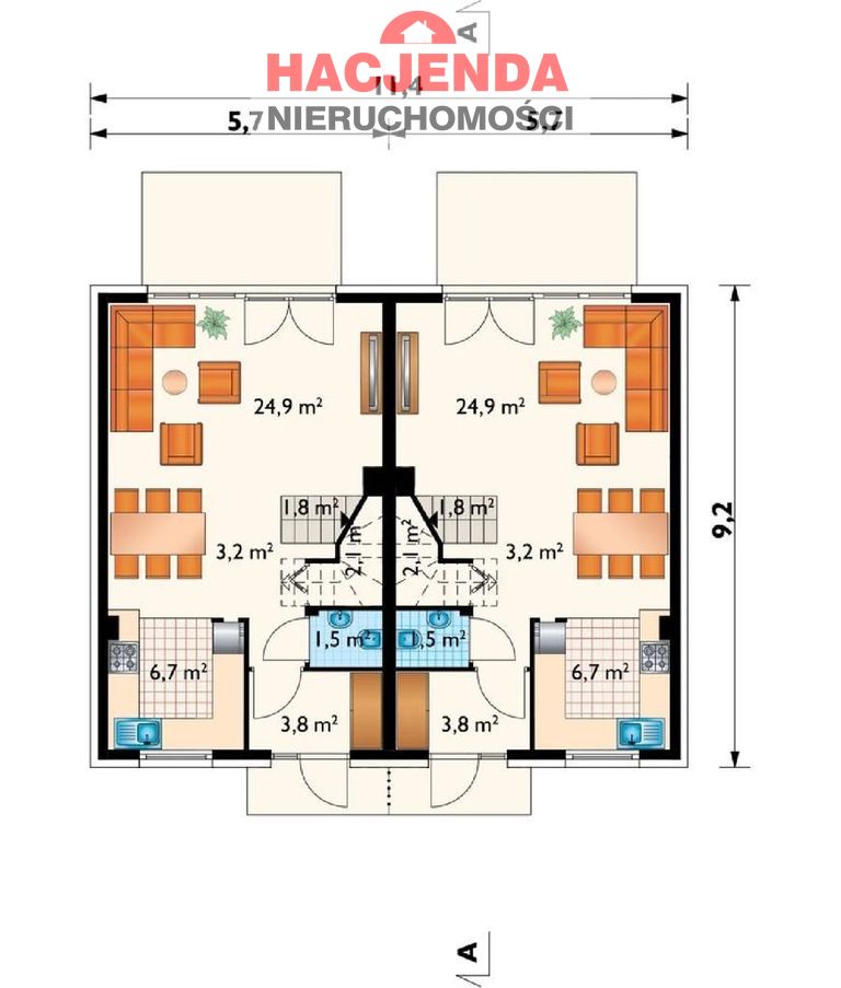 OSTATNIE DWA SZEREGOWCE , OGRÓDKI ok 100m2 (13)