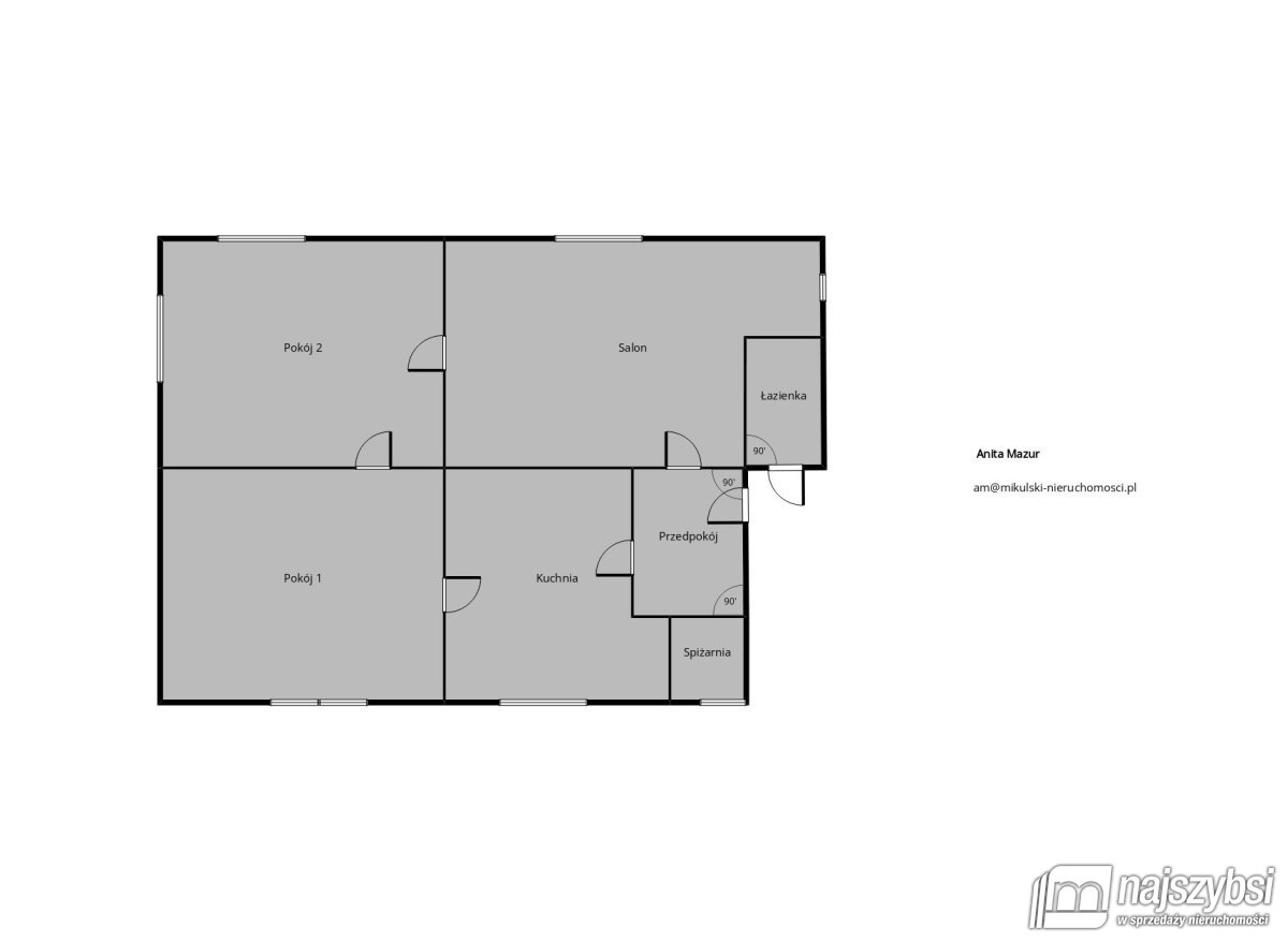 Drawsko Pomorskie-połowa domu z ogrodem i garażem (18)