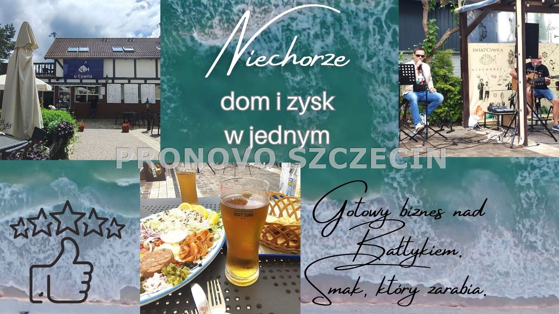 Niechorze,nieruchomość mieszkalno-usług. sprzedaż. (1)