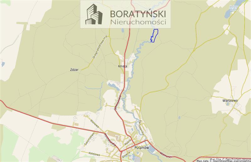 Działka z linią brzegową rzeki Grabowa (3)