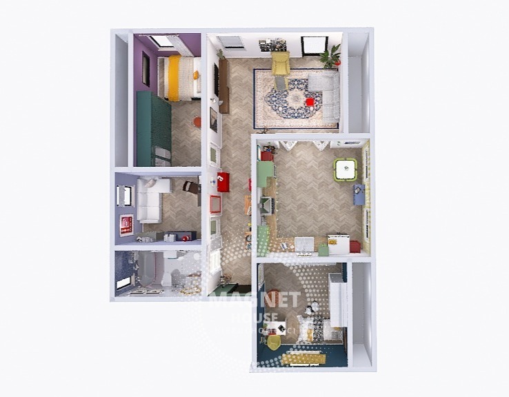 99mkw z balkonem i ogrodem w Złocieńcu (13)