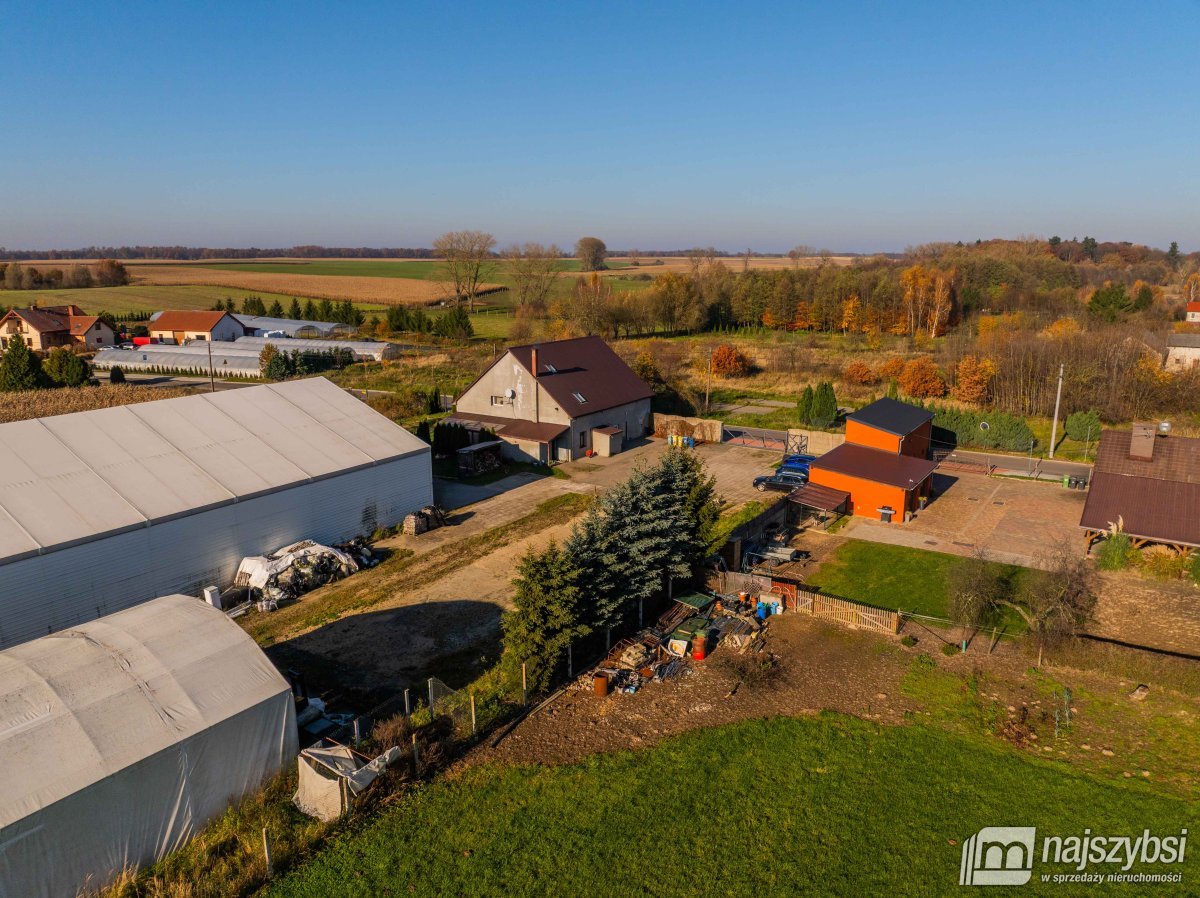 Bienice - hale  z budynkiem  mieszkalnym (3)