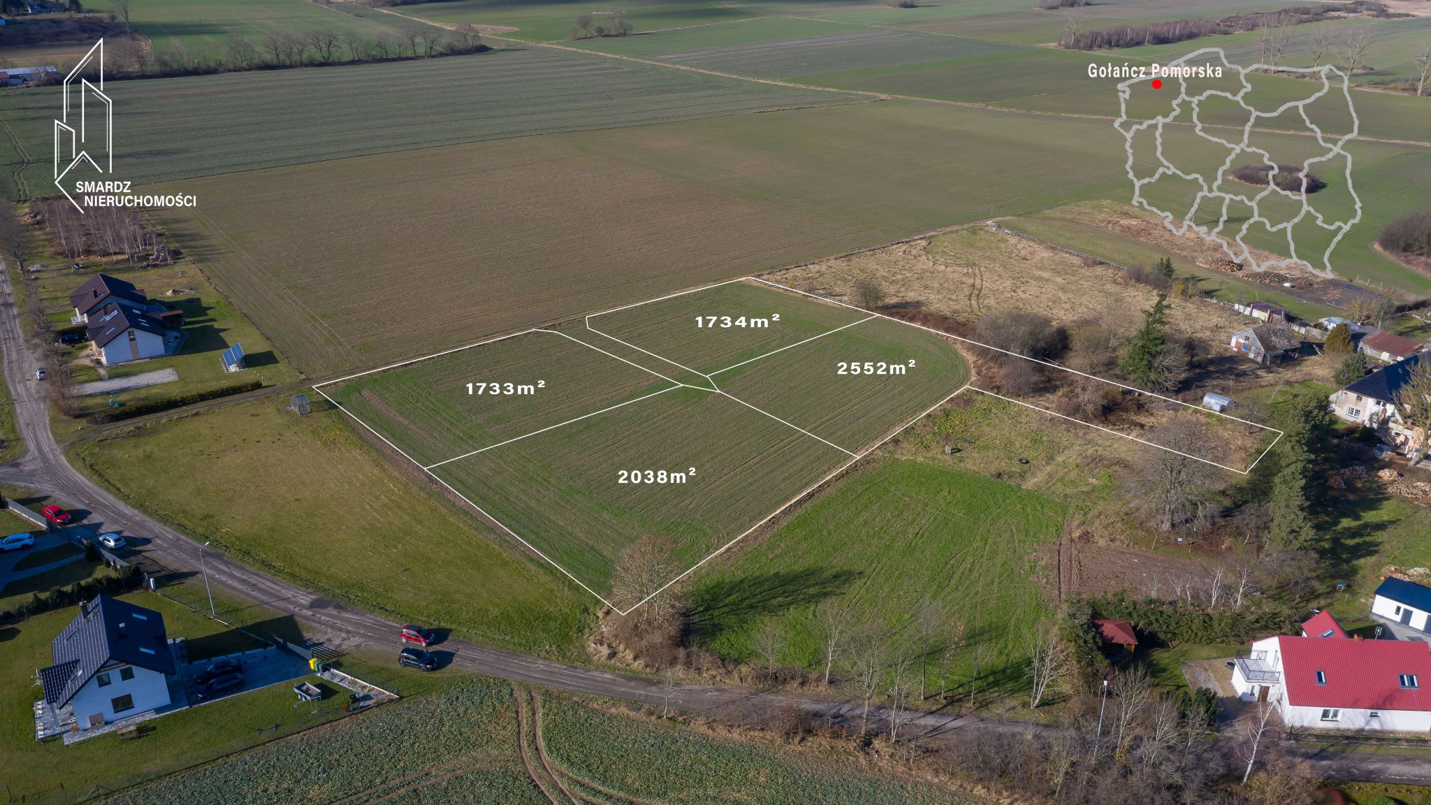 Działki budowlane, pod zabudowę mieszkaniową jednorodzinną Gołańcz Pomorska (20)