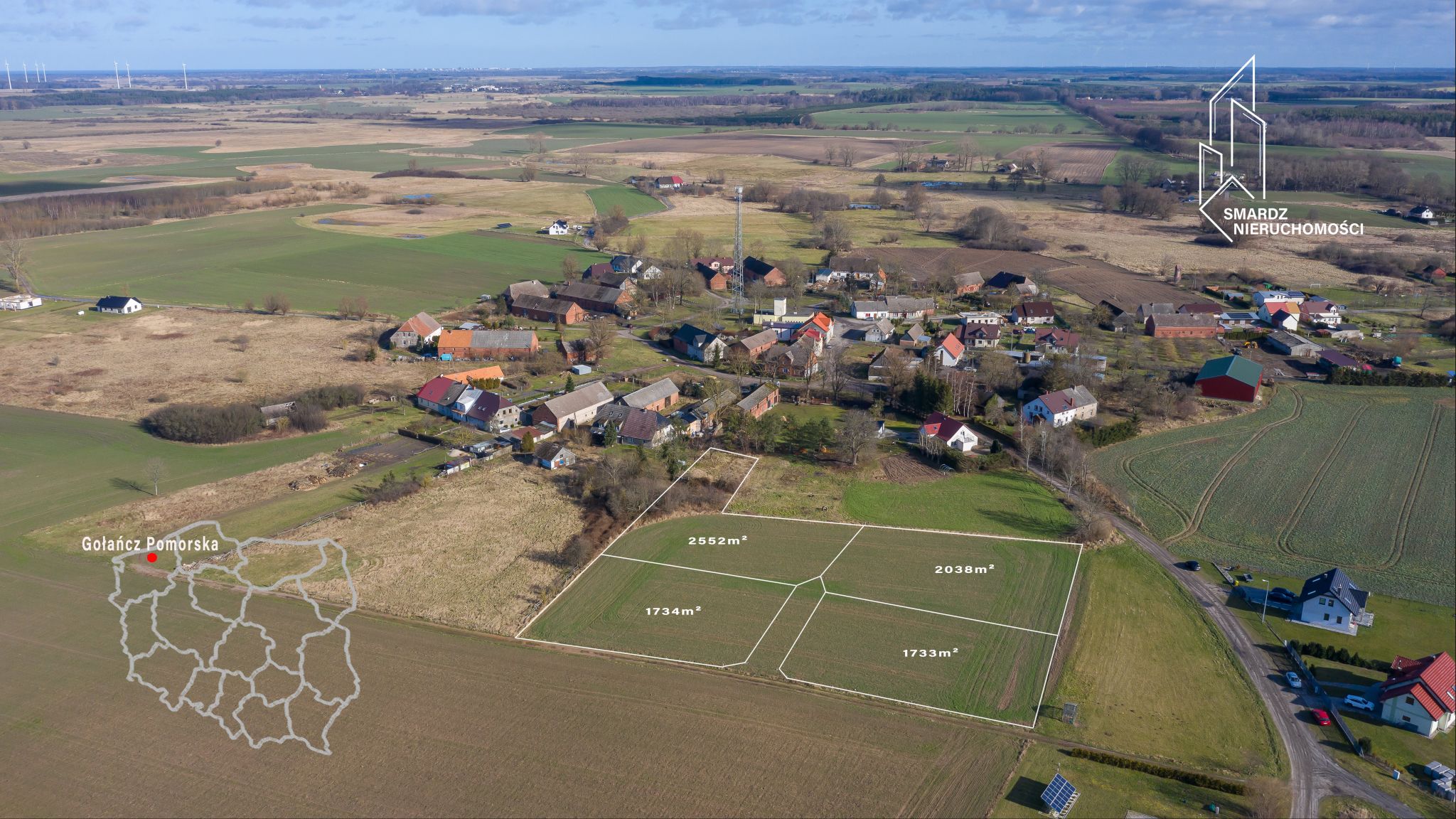 Działki budowlane, pod zabudowę mieszkaniową jednorodzinną Gołańcz Pomorska (40)