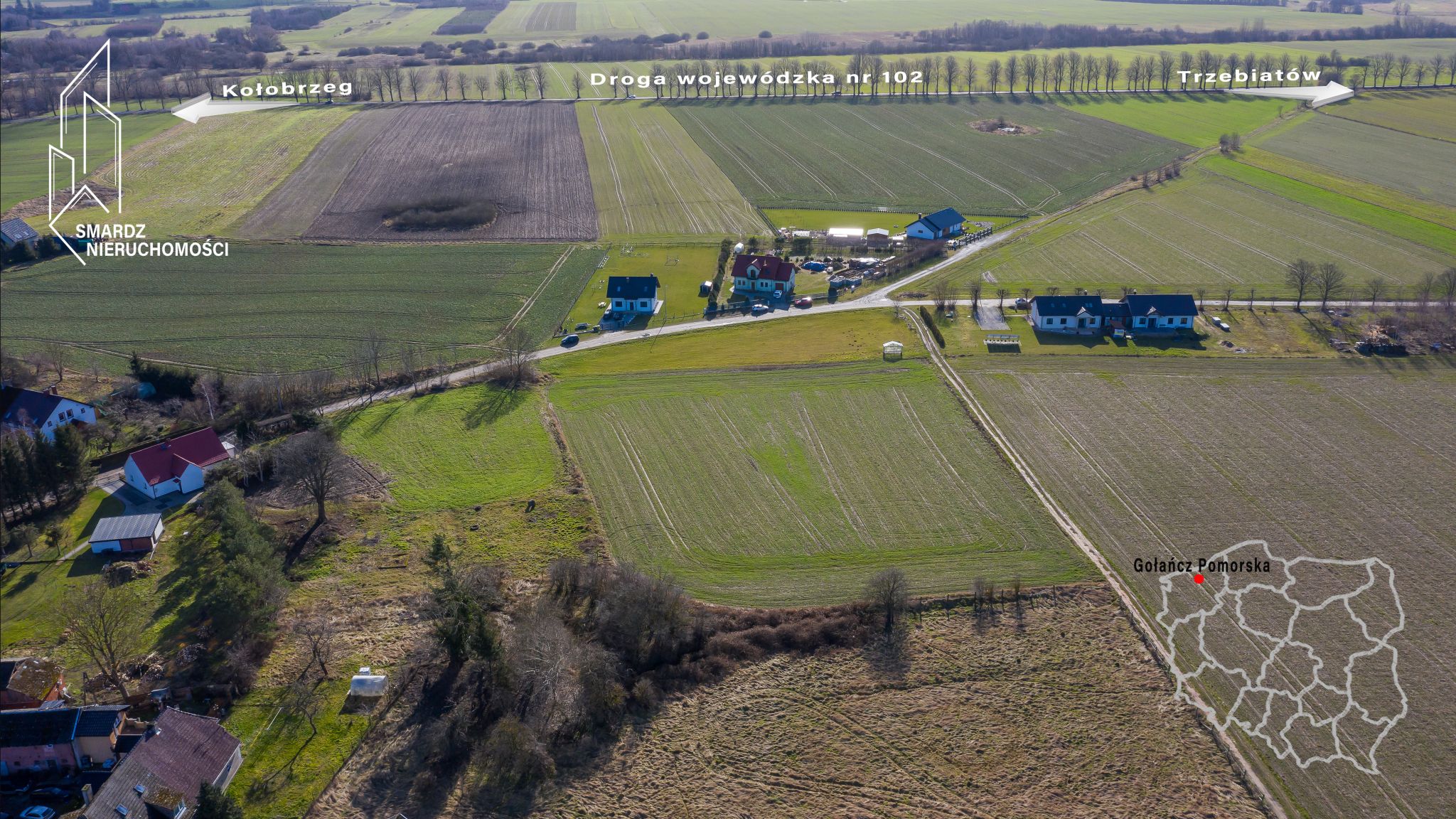 Działki budowlane, pod zabudowę mieszkaniową jednorodzinną Gołańcz Pomorska (60)