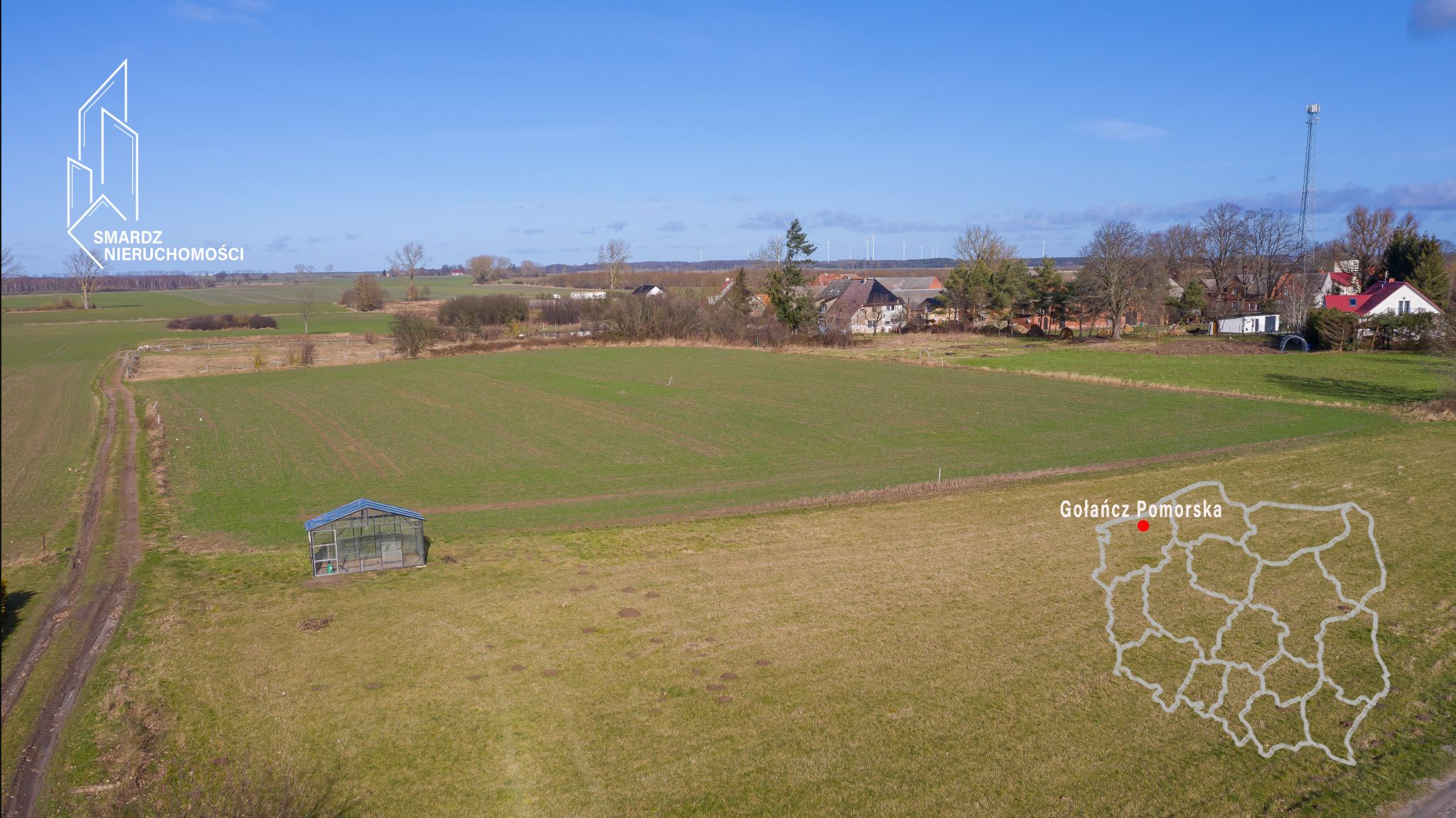 Działki budowlane, pod zabudowę mieszkaniową jednorodzinną Gołańcz Pomorska (80)