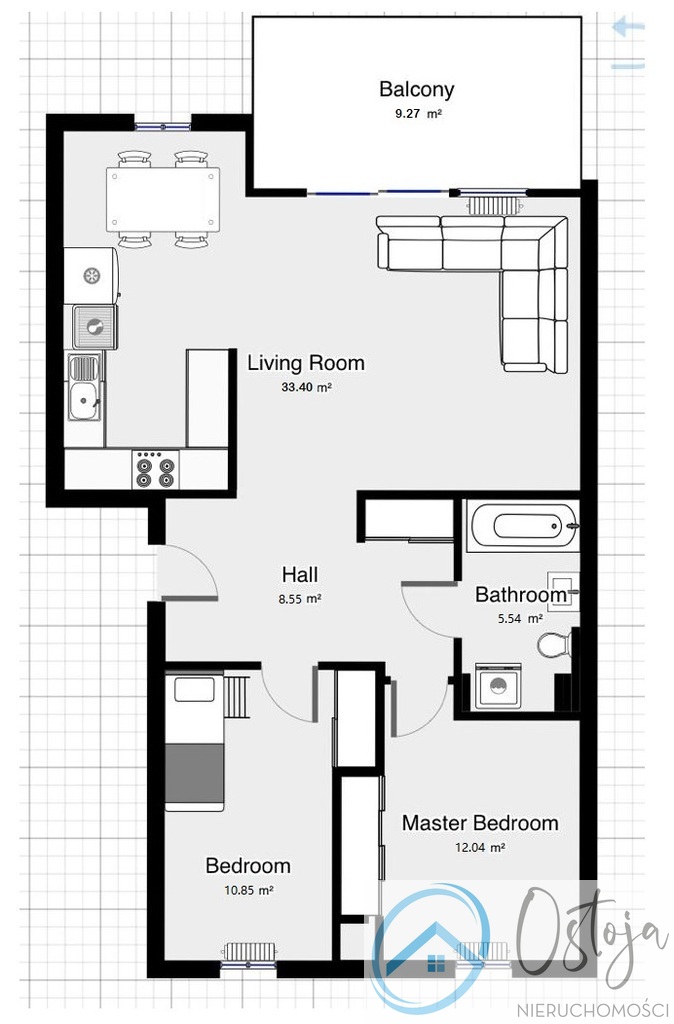 3 Pokoje | Zamknięte osiedle | Bezrzecze (22)