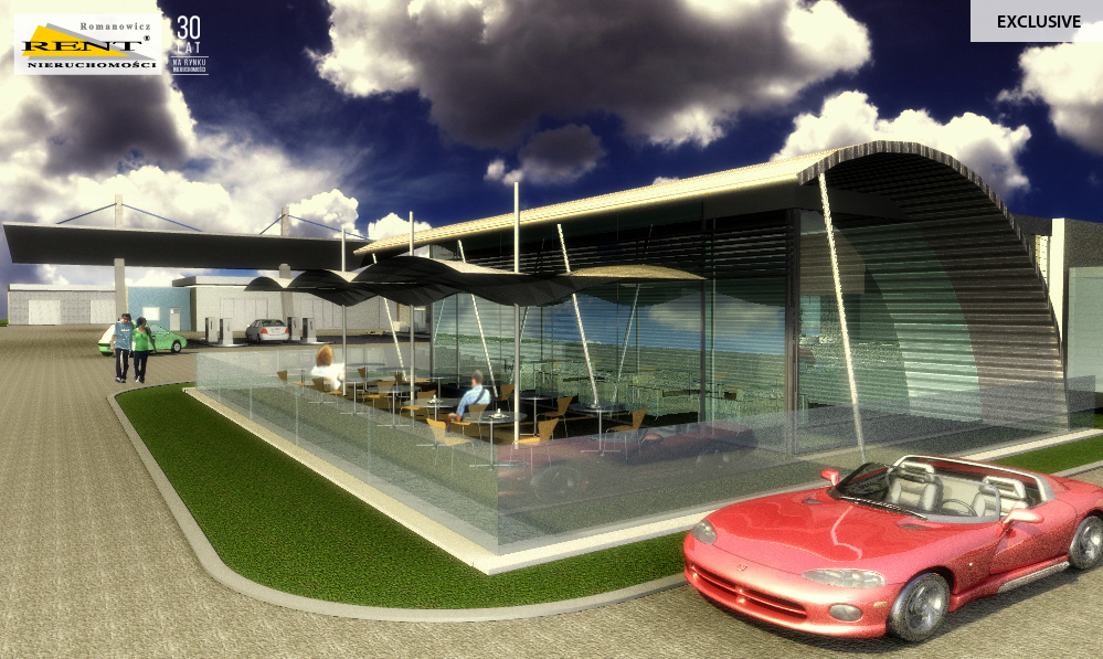 Działka komercyjna z projektem - centrum usług (3)