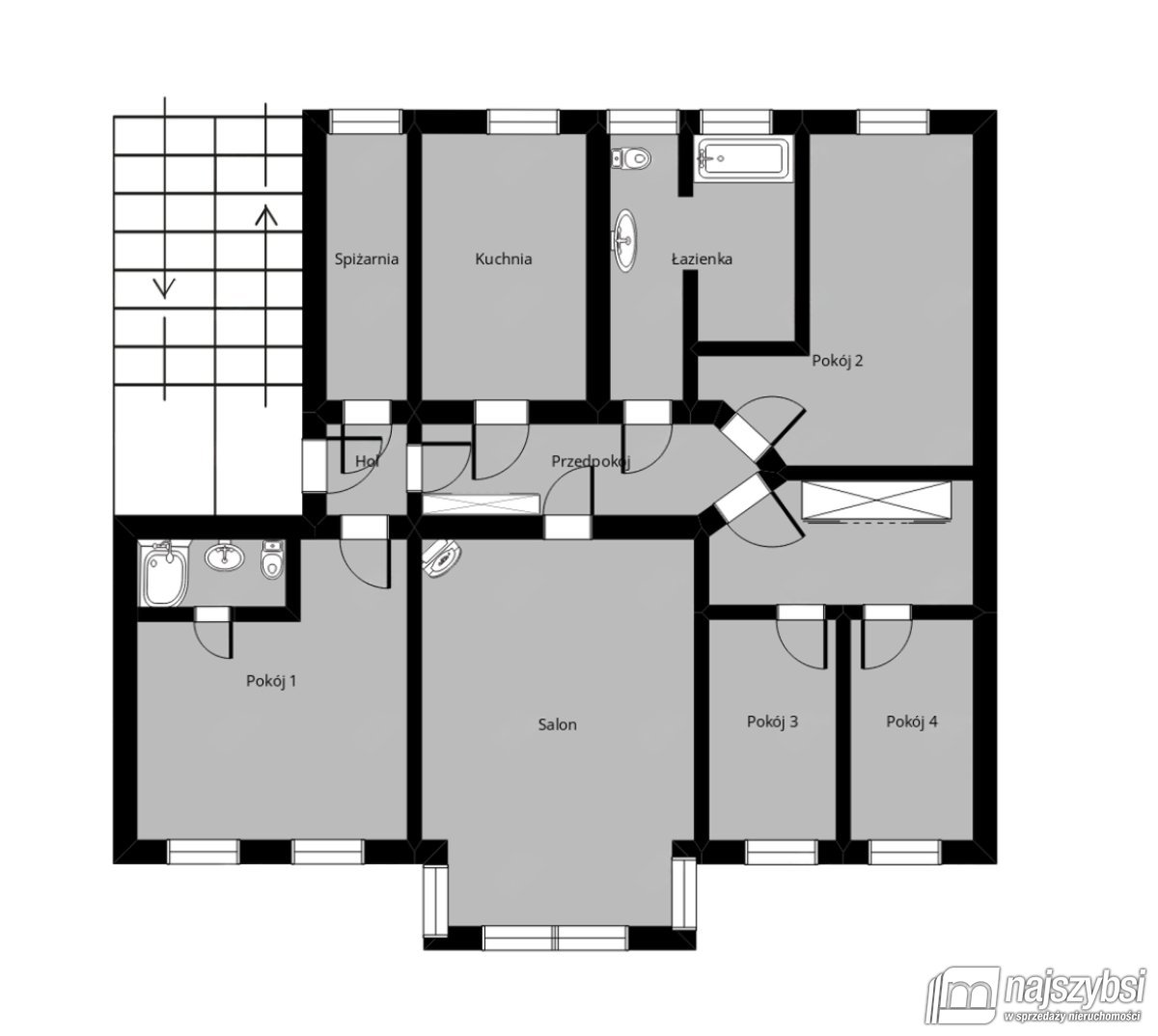 Świnoujście - mieszkanie w odnowionej kamienicy (21)