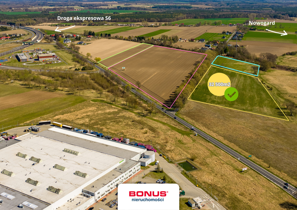 Duża działka usługowa przy S6 (1)