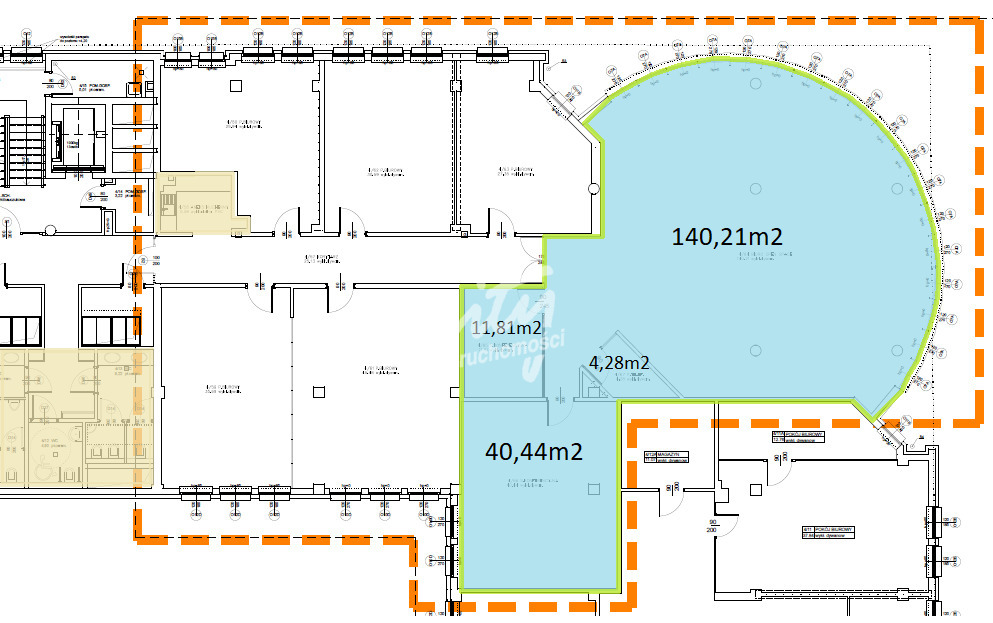 Lokal w biurowcu- 196,74 m2 -  wynajem w Centrum (2)